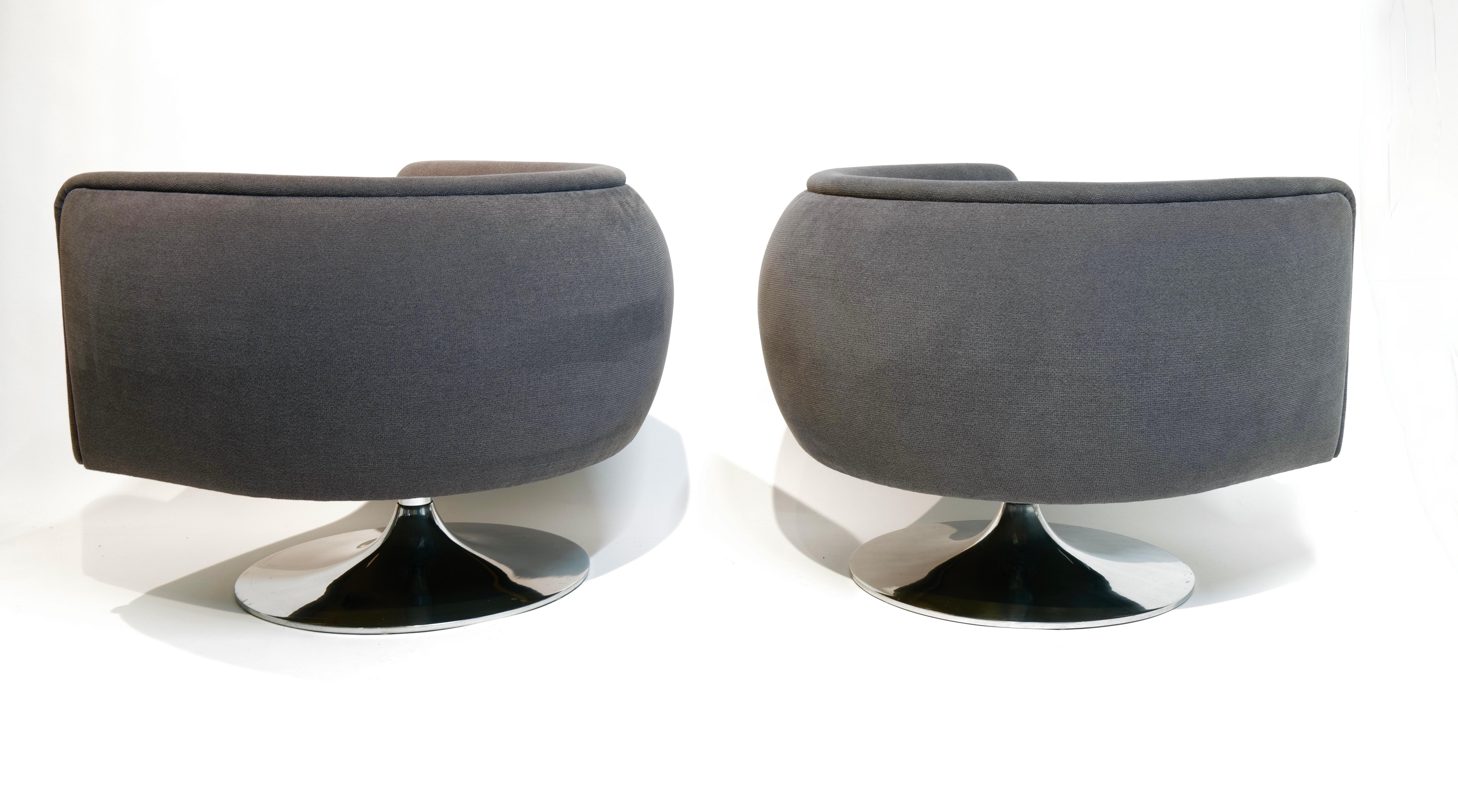 XXIe siècle et contemporain Paire de chaises longues réglables Joseph D'Urso pour Knoll en vente