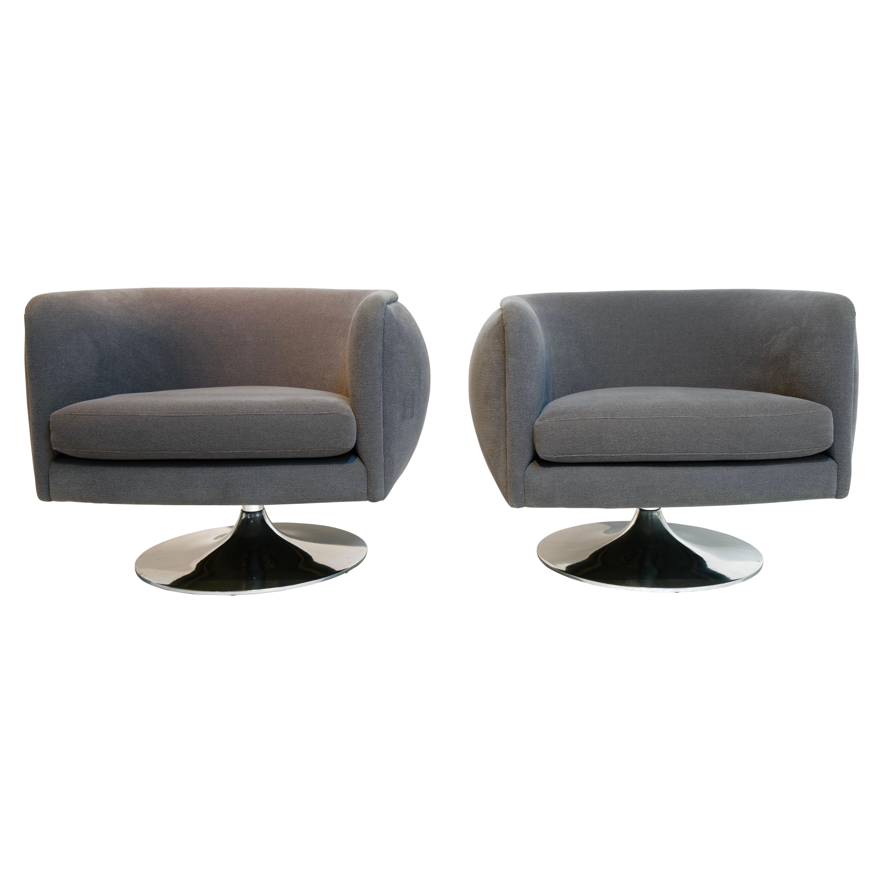 Paire de chaises longues réglables Joseph D'Urso pour Knoll