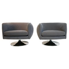 Paire de chaises longues réglables Joseph D'Urso pour Knoll