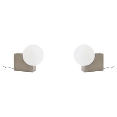 Pair of JourneySHY4 Floor Lamp in Brushed Steel, Designed by Signe Hytte, for &T