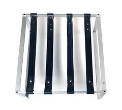 Coppia di sgabelli/banchetti in alluminio di Jørgen Høj "Danese, 1925-1994