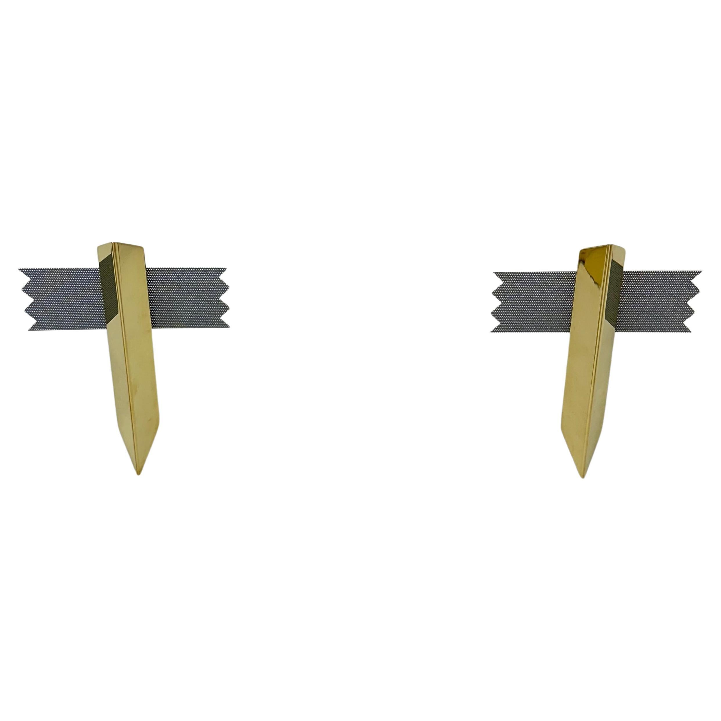 Pair of J.T. Kalmar wall lamps sconce , 1990s
