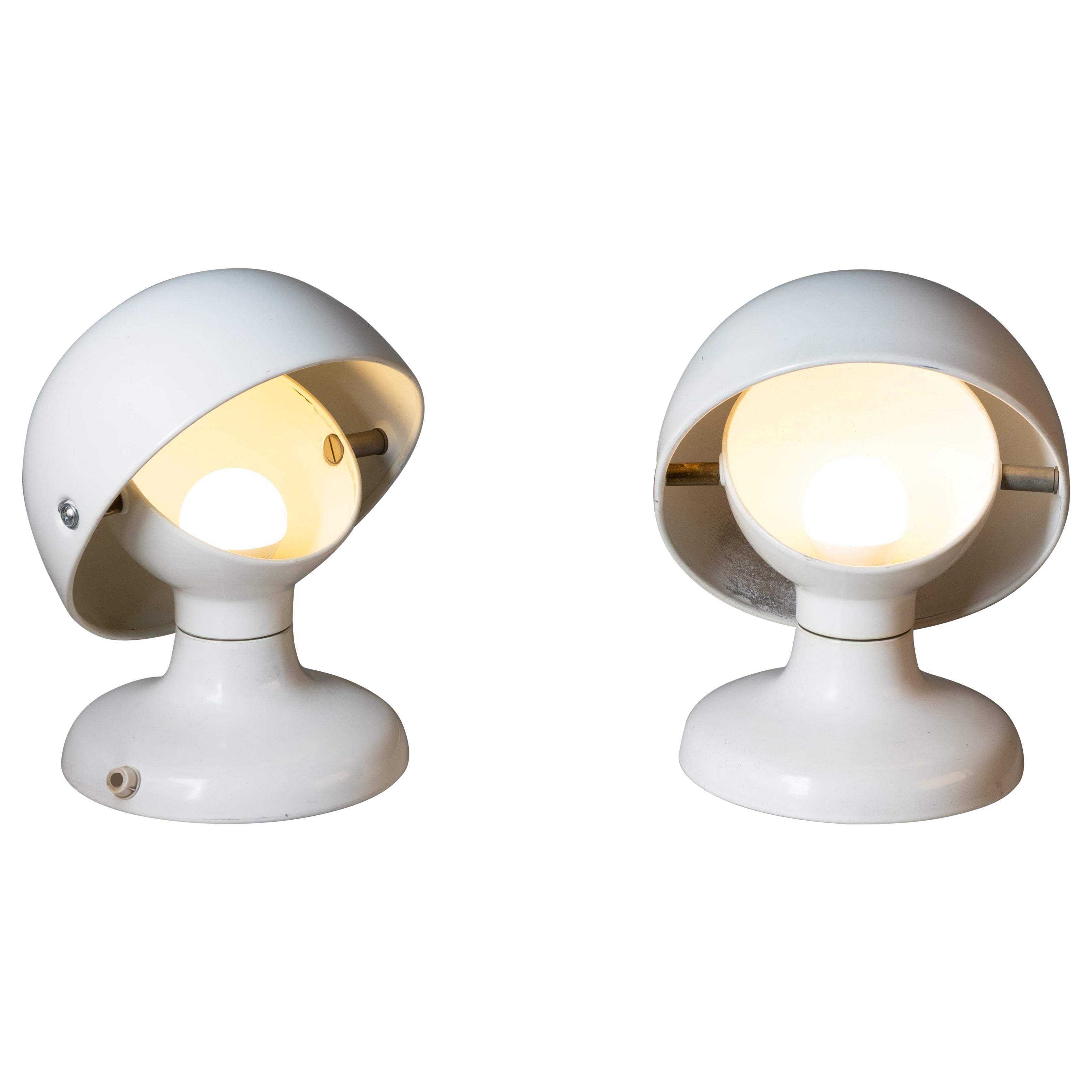 Pair of Jucker lamps, designed by Tobia Scarpa for Flos For Sale