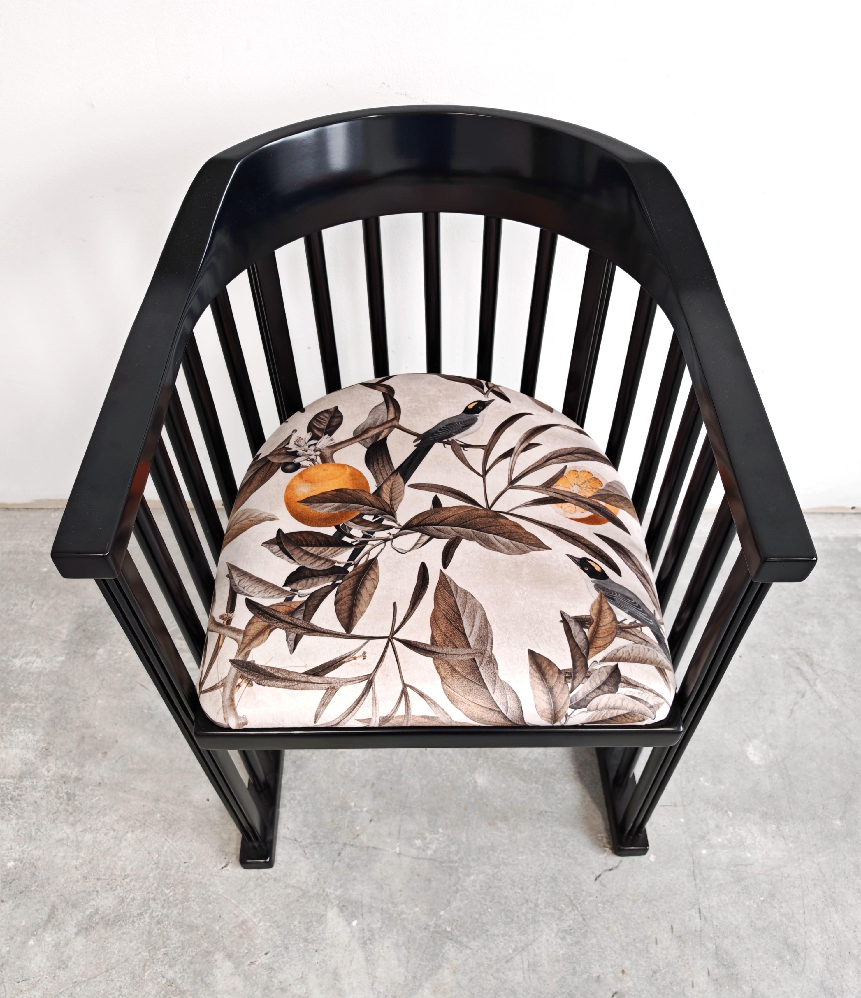 Paire de fauteuils Jugendstil dans le style de Josef Hoffmann, Autriche, années 1910 en vente 1
