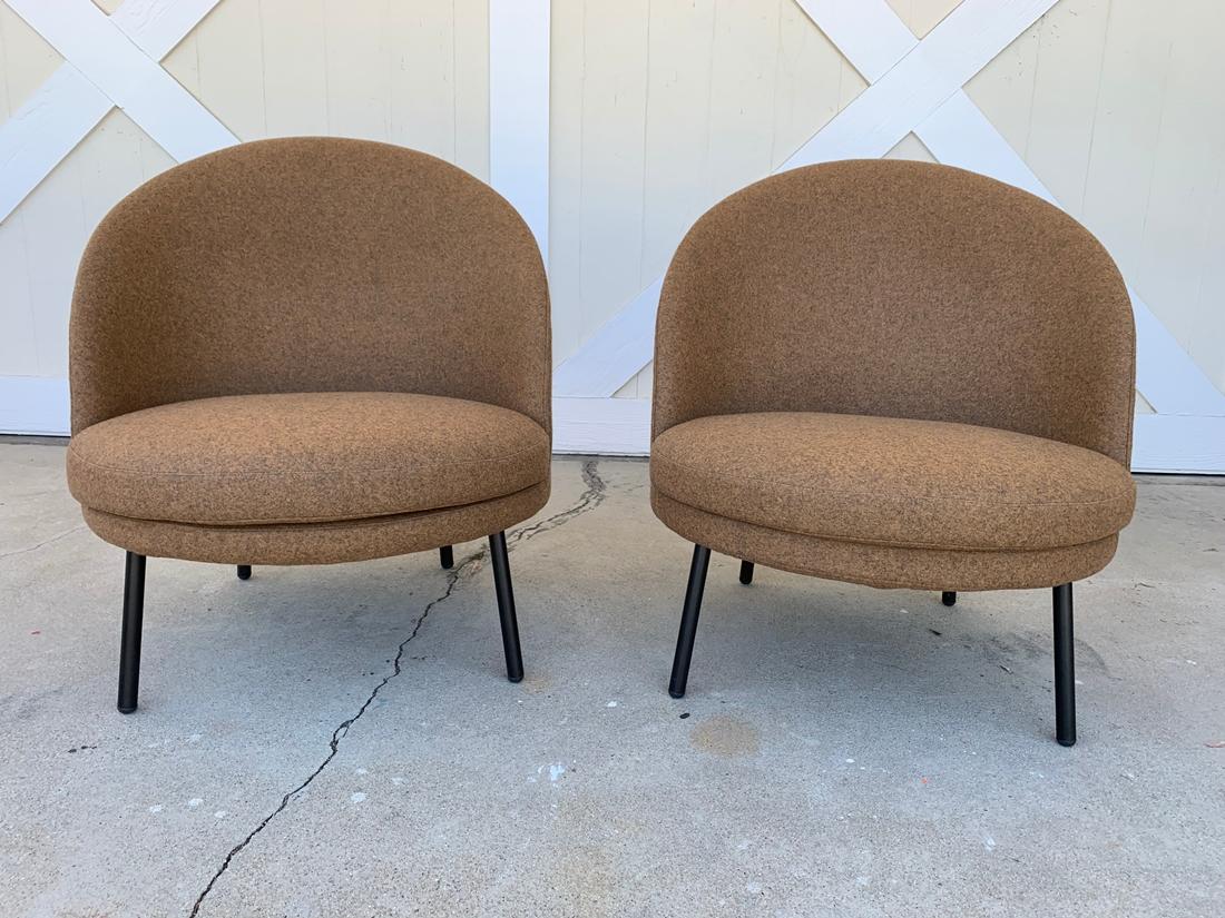 Pair of Jules Slipper Chairs by Claesson Koivisto Rune for Artflex 1