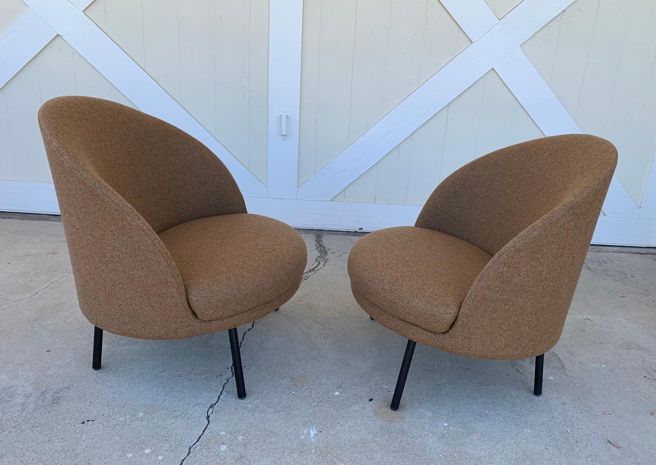 Pair of Jules Slipper Chairs by Claesson Koivisto Rune for Artflex 2