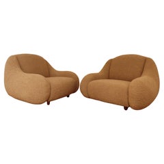 Pair of Dumbo armchairs / love seats - Italy 60s