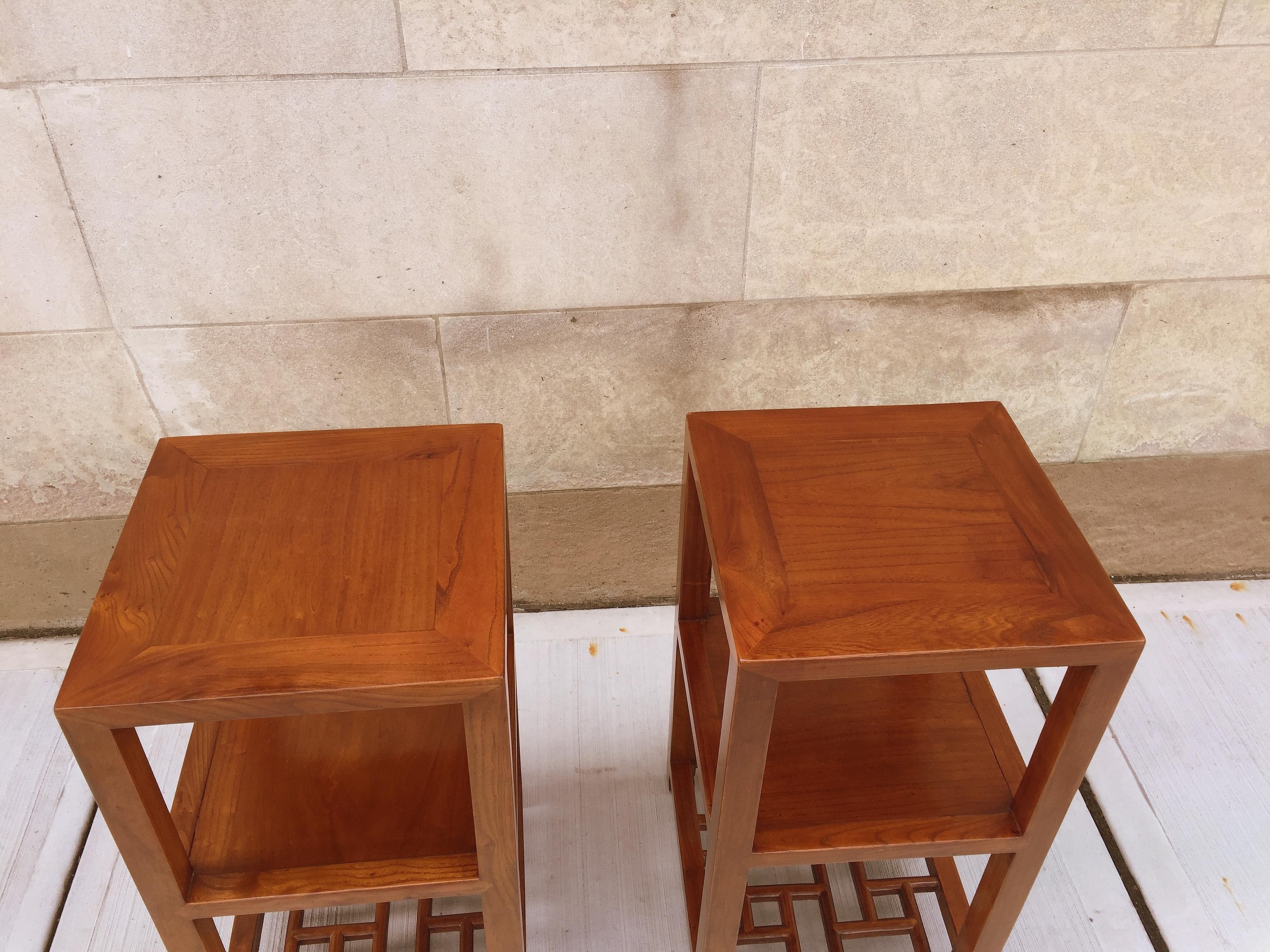 Pair of Jumu End Tables 3