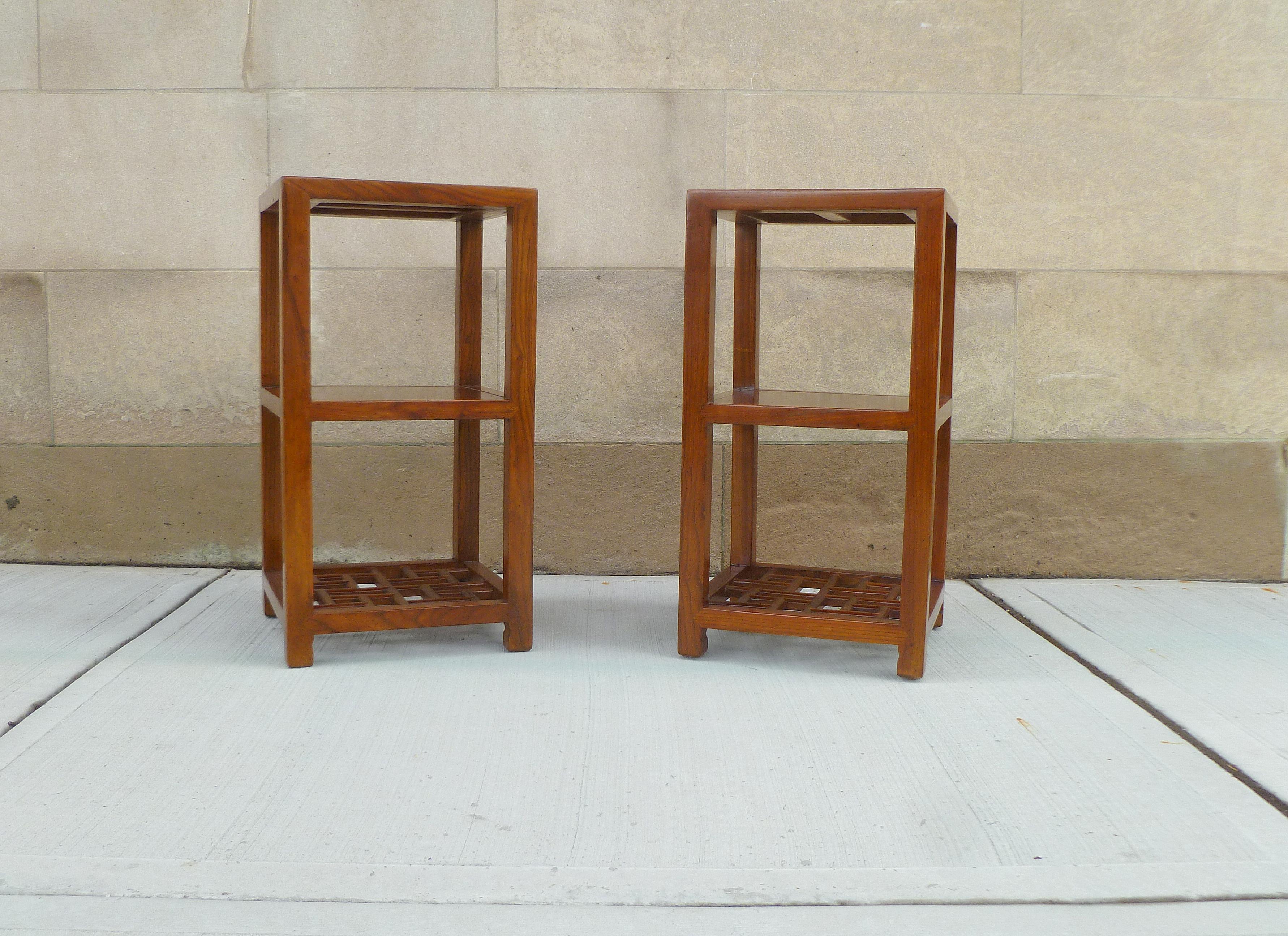 Pair of Jumu End Tables 1