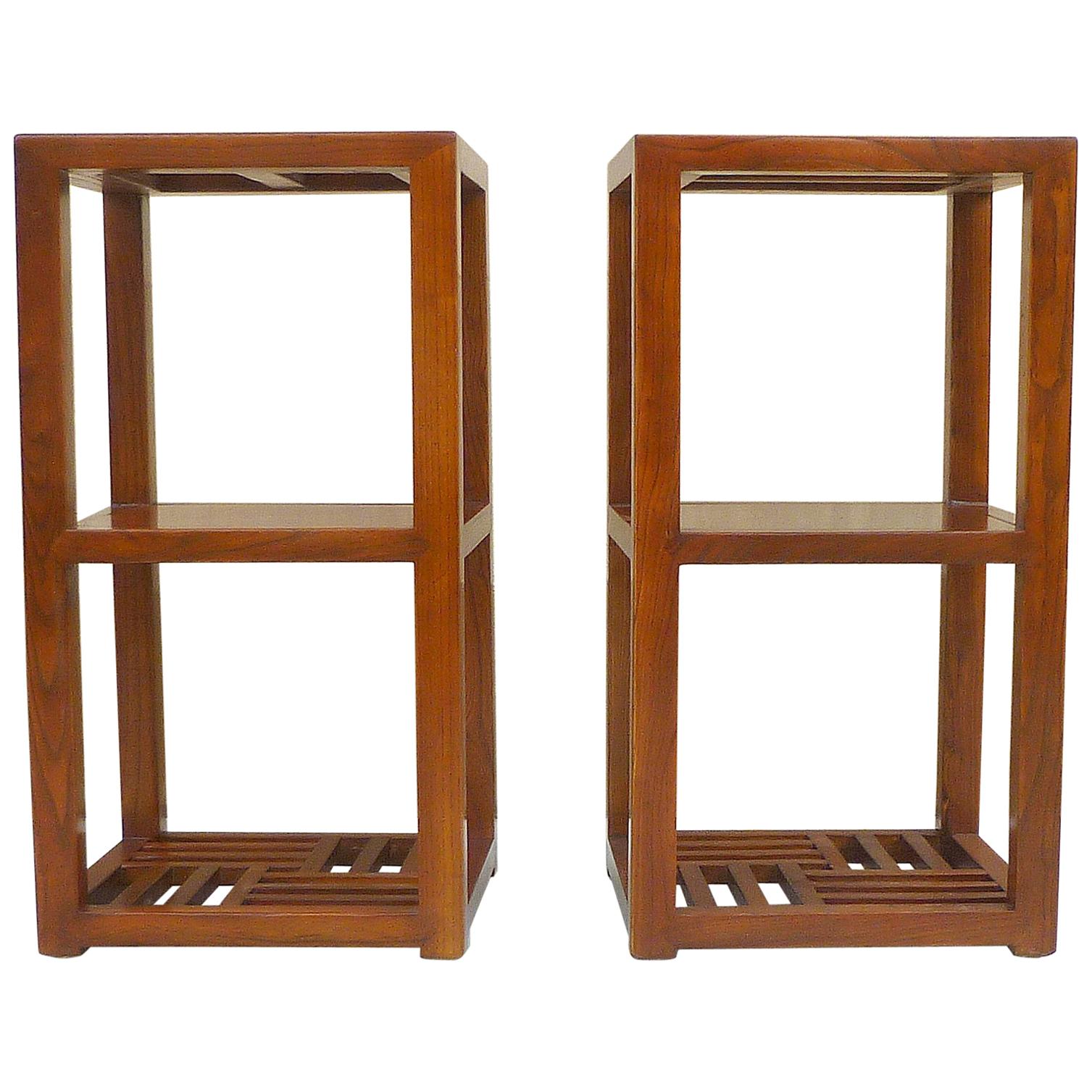 Pair of Jumu End Tables