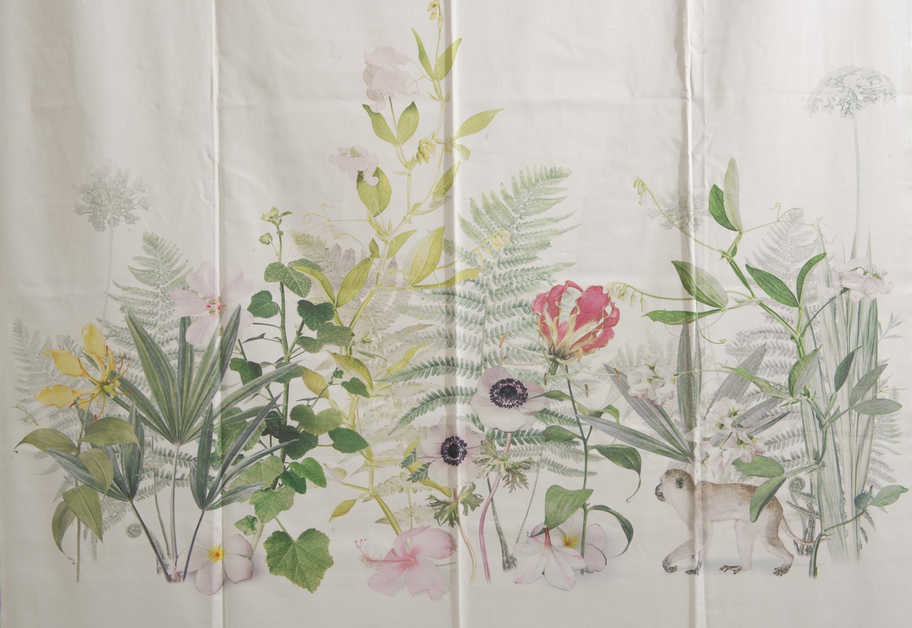 Aesthetic Movement Pair of Jungle Curtains For Sale