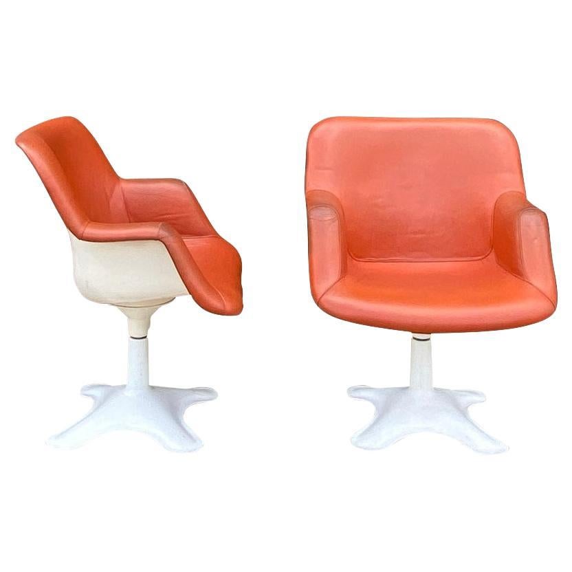 Pair of "Junior" Chairs by Yrjö Kukkapuro, Finland, 1960s For Sale