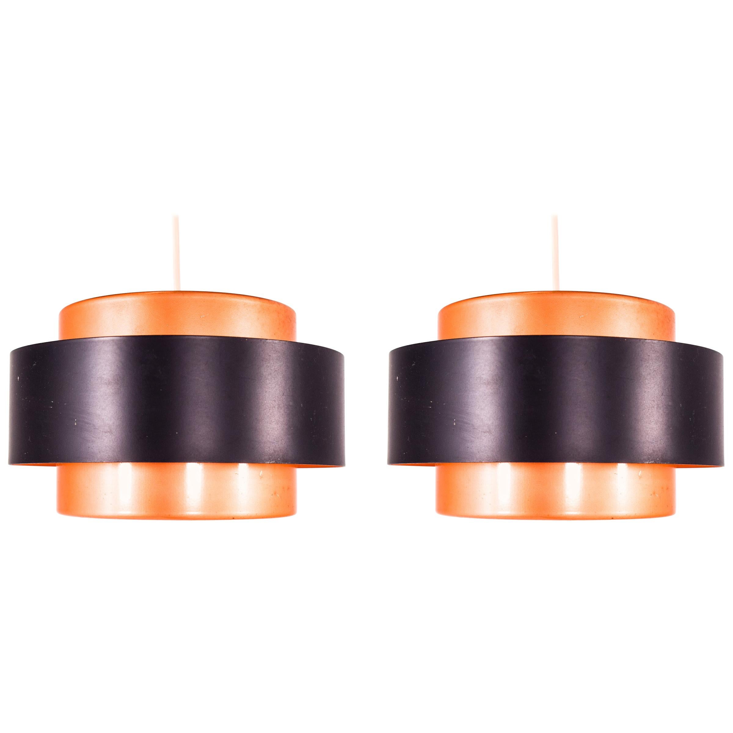 Pair of Juno Pendant Lamp by Jo Hammerborg for Fog and Mørup
