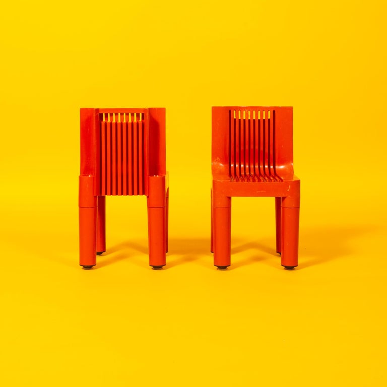 Pair of K4999 Richard Sapper for Kartell Child''s Chair at 1stDibs