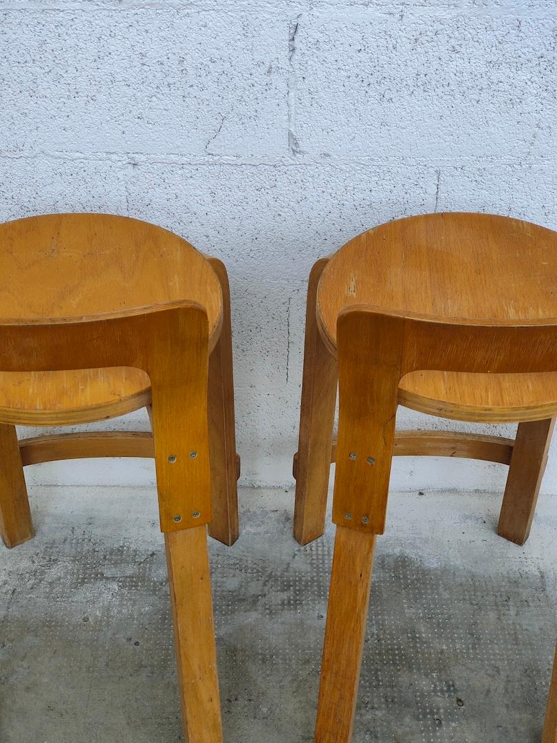 Pair of K65 Stools by Alvar Aalto for Artek, 70’s 1