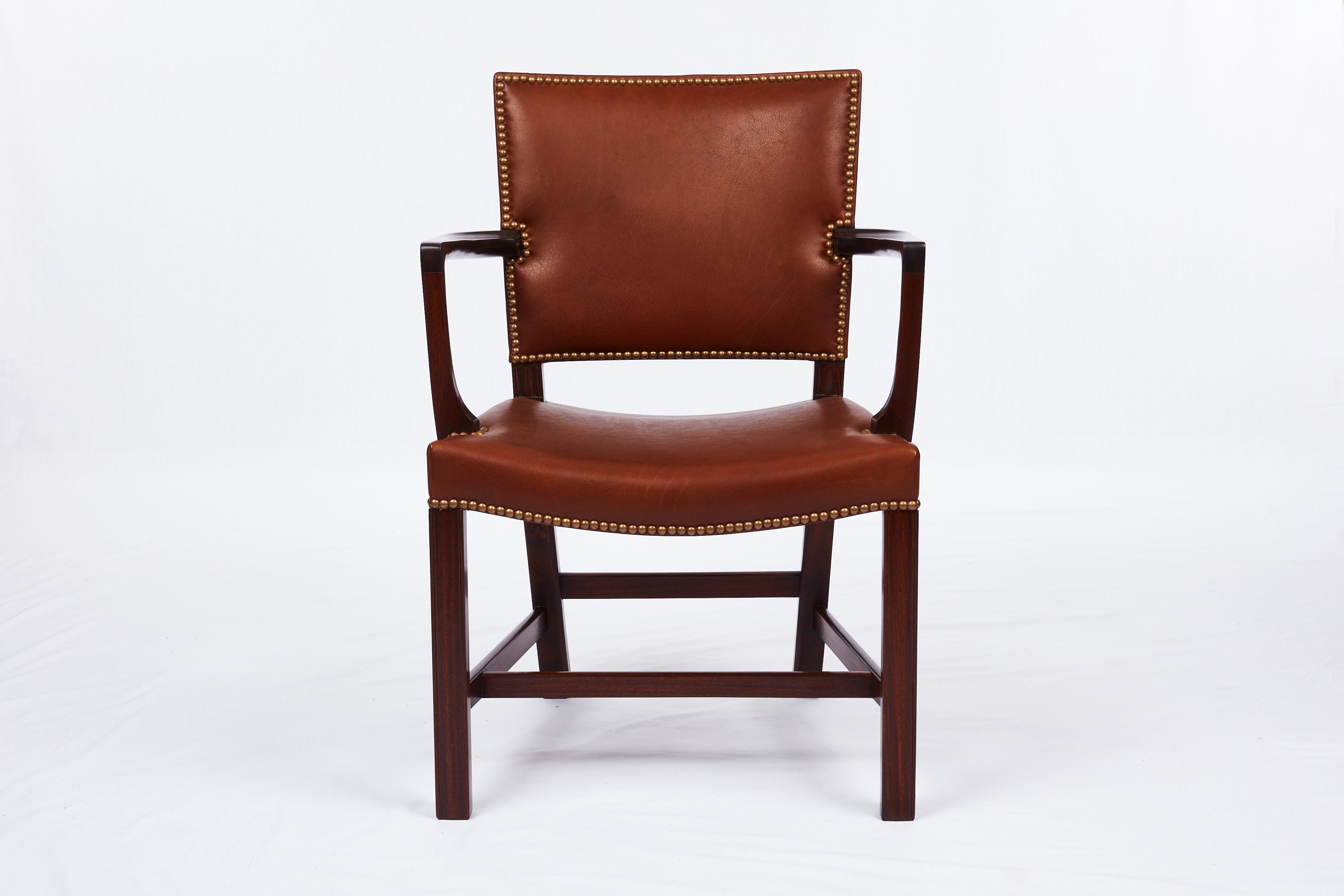 Danish Pair of Kaare Klint Armchairs For Sale