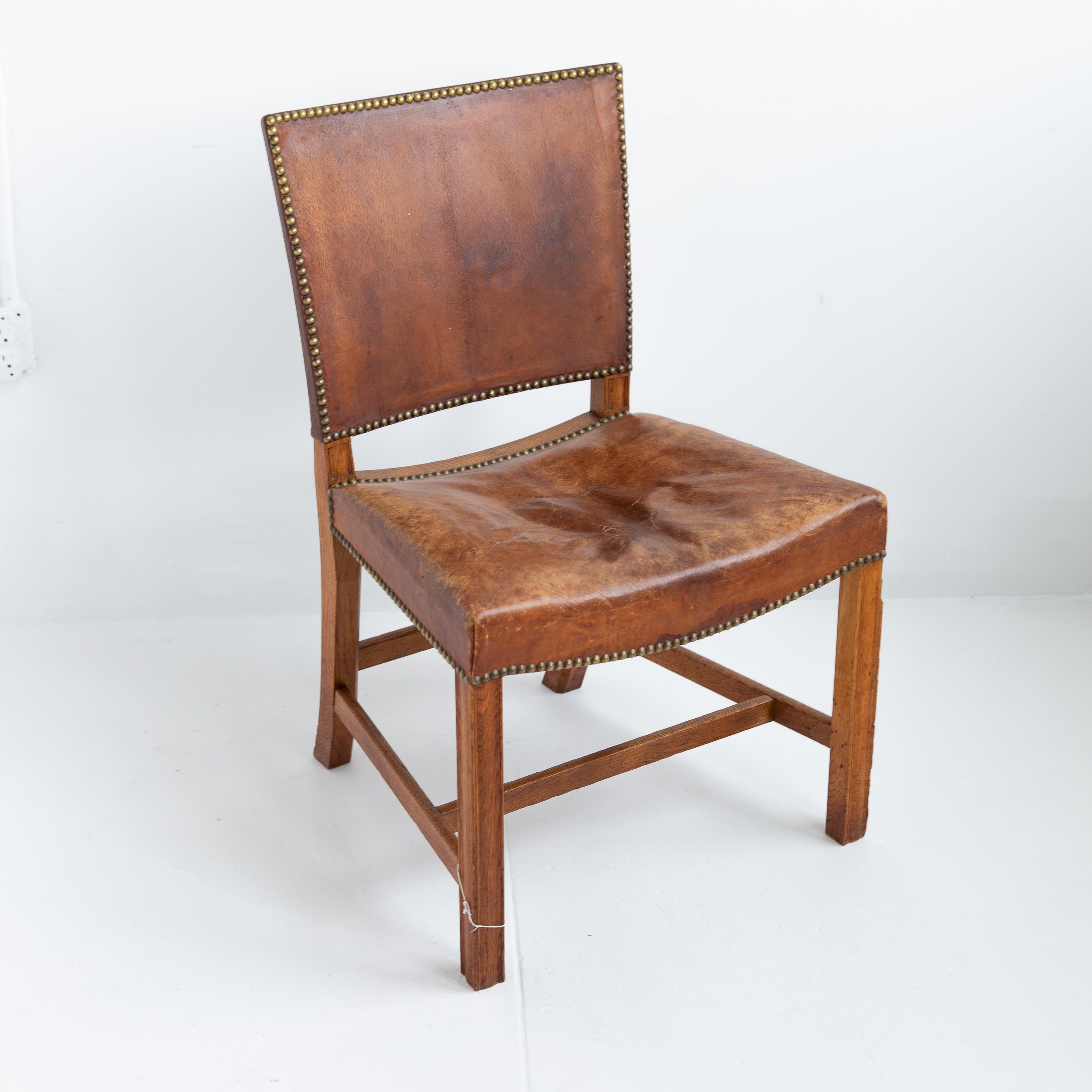 Danish Pair of Kaare Klint Barcelona Model 3758 Chairs, Mid-Century, Scandinavian For Sale