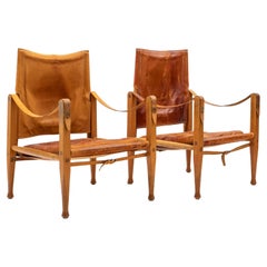 Pair Of Kaare Klint KK47000 Safari Chairs
