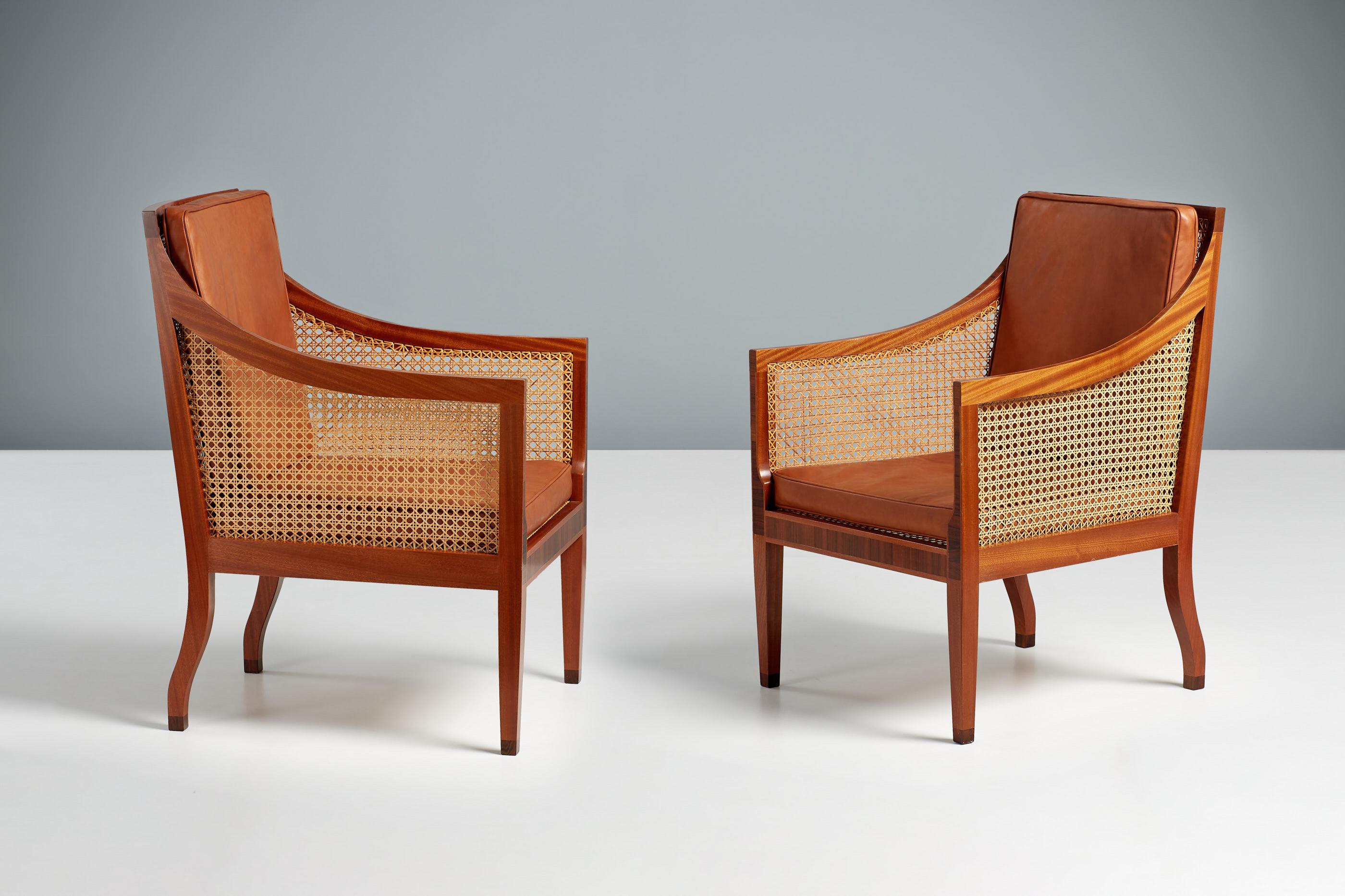 Kaare Klint, Model 4488 Bergere chairs, 1931.

A stunning pair of the iconic Bergere chairs by the father of the Danish Modern movement: Kaare Klint. The chairs were produced by master cabinetmakers Rud. Rasmussen.

This model was Klint’s take