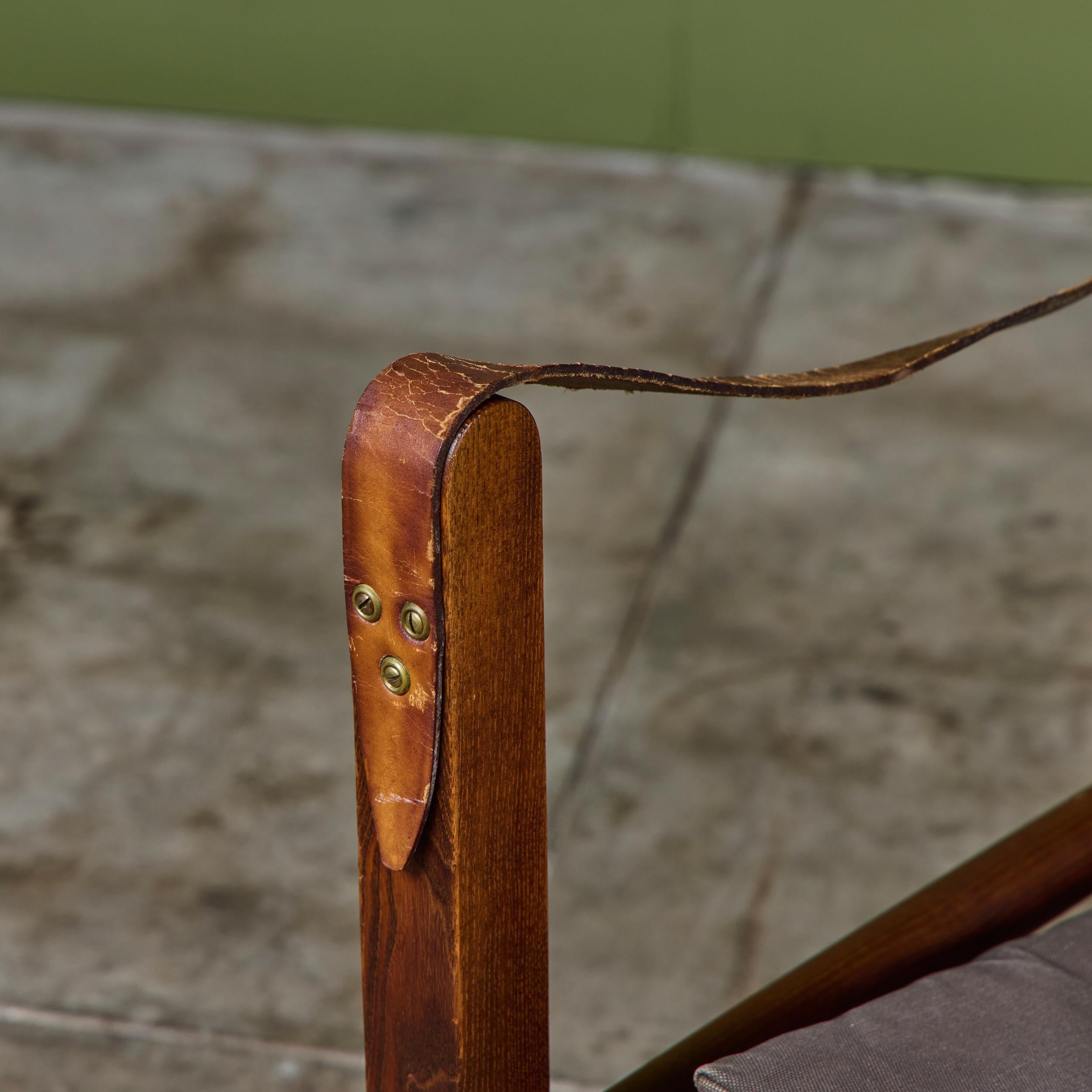 Ein Paar Kaare Klint Safari Lounge Chairs für Rud Rasmussen im Angebot 4