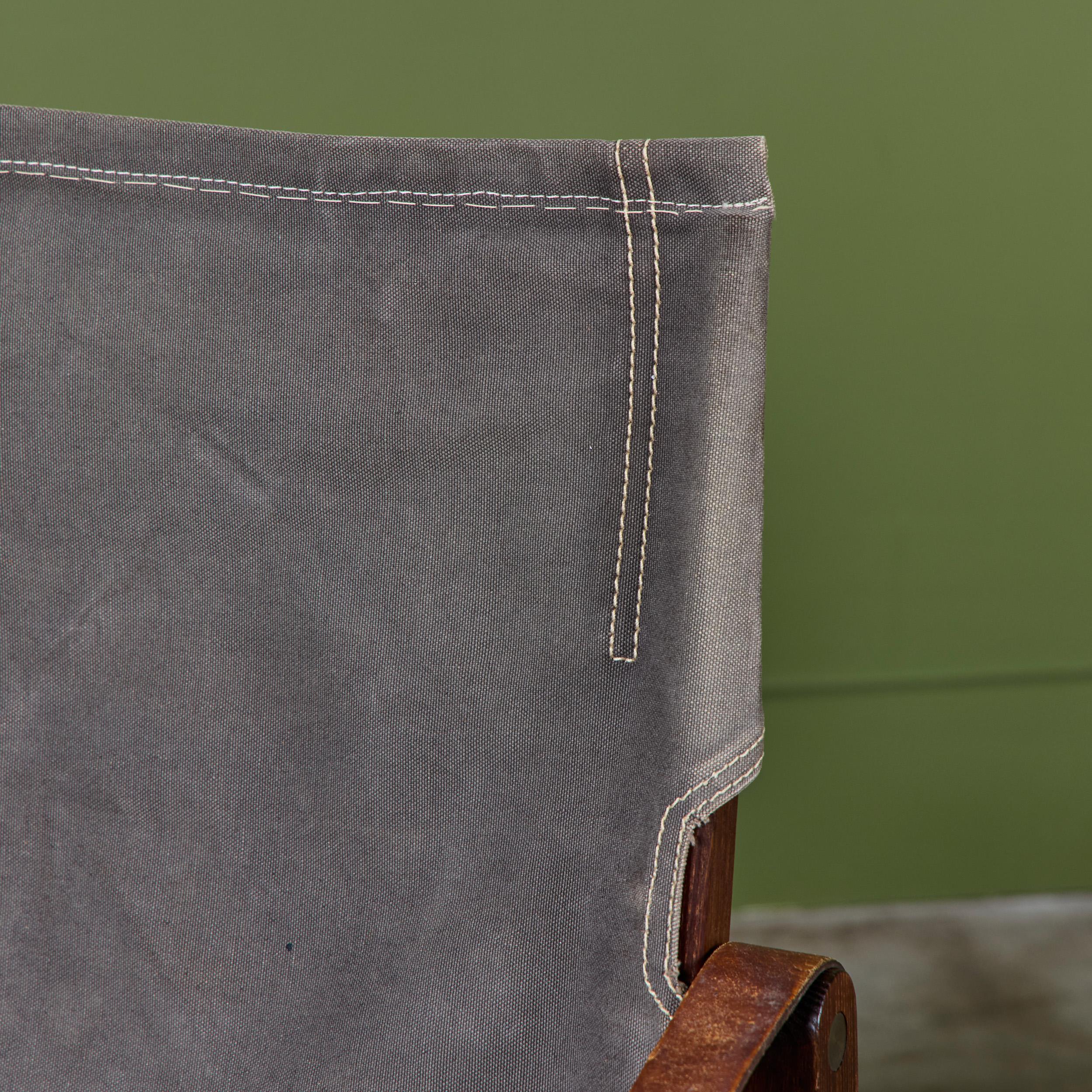 Ein Paar Kaare Klint Safari Lounge Chairs für Rud Rasmussen im Angebot 6