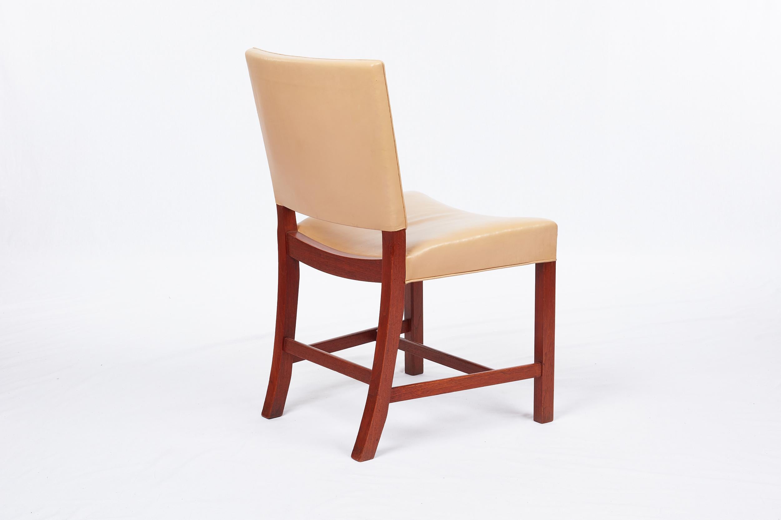 Pair of Kaare Klint Side Chairs In Good Condition In Los Angeles, CA
