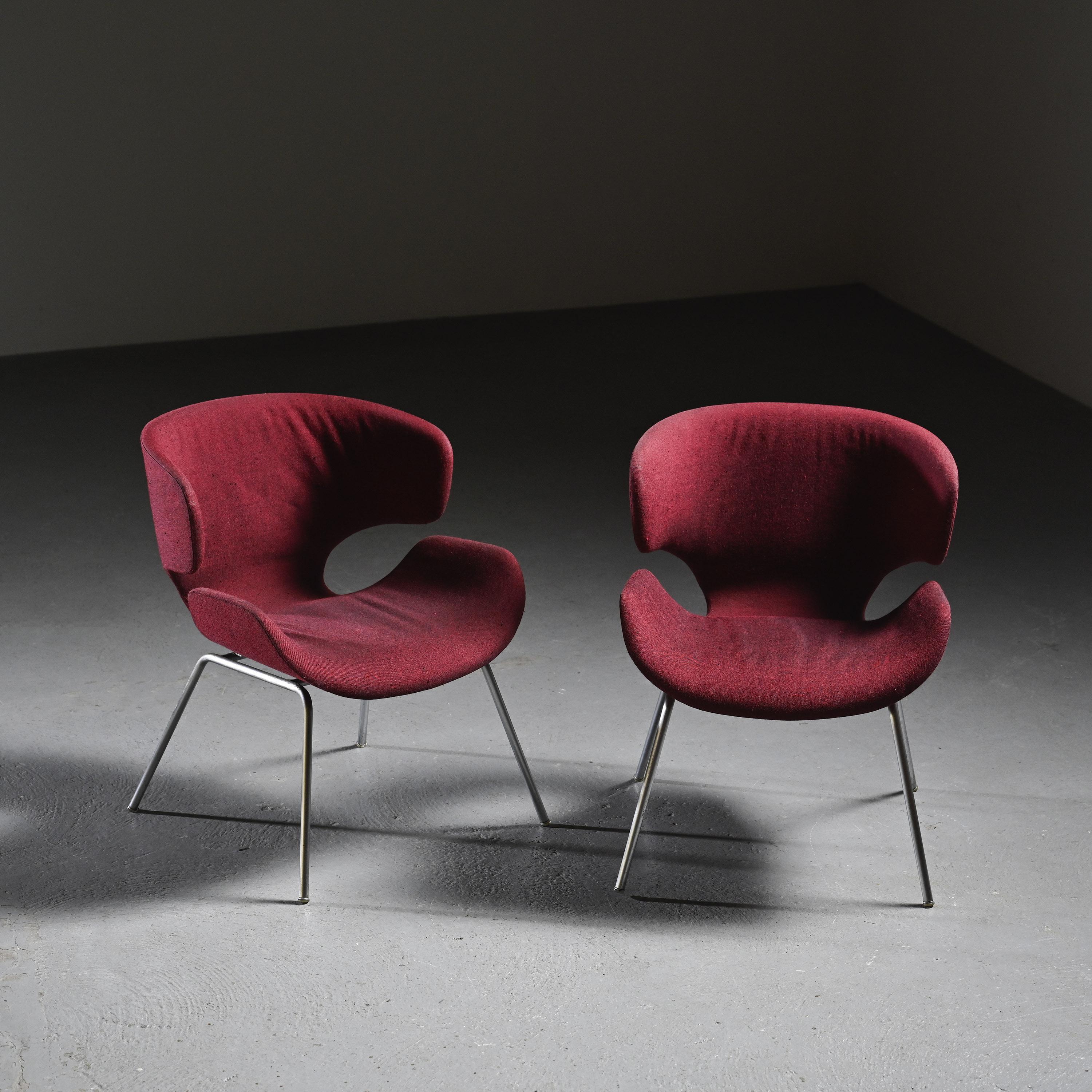 Paire de chaises longues 