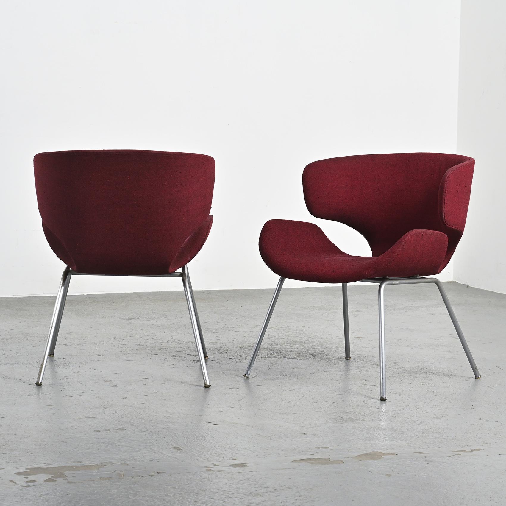 Japonais Paire de fauteuils Kabuto d'Isamu Kenmochi, Tendo Mokko, Japon 1965 en vente