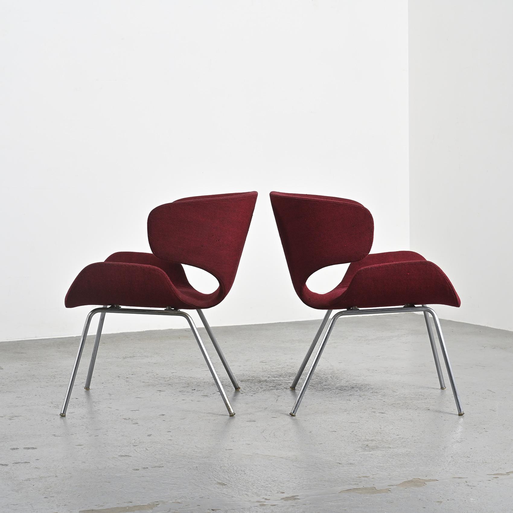 Paire de fauteuils Kabuto d'Isamu Kenmochi, Tendo Mokko, Japon 1965 État moyen - En vente à VILLEURBANNE, FR