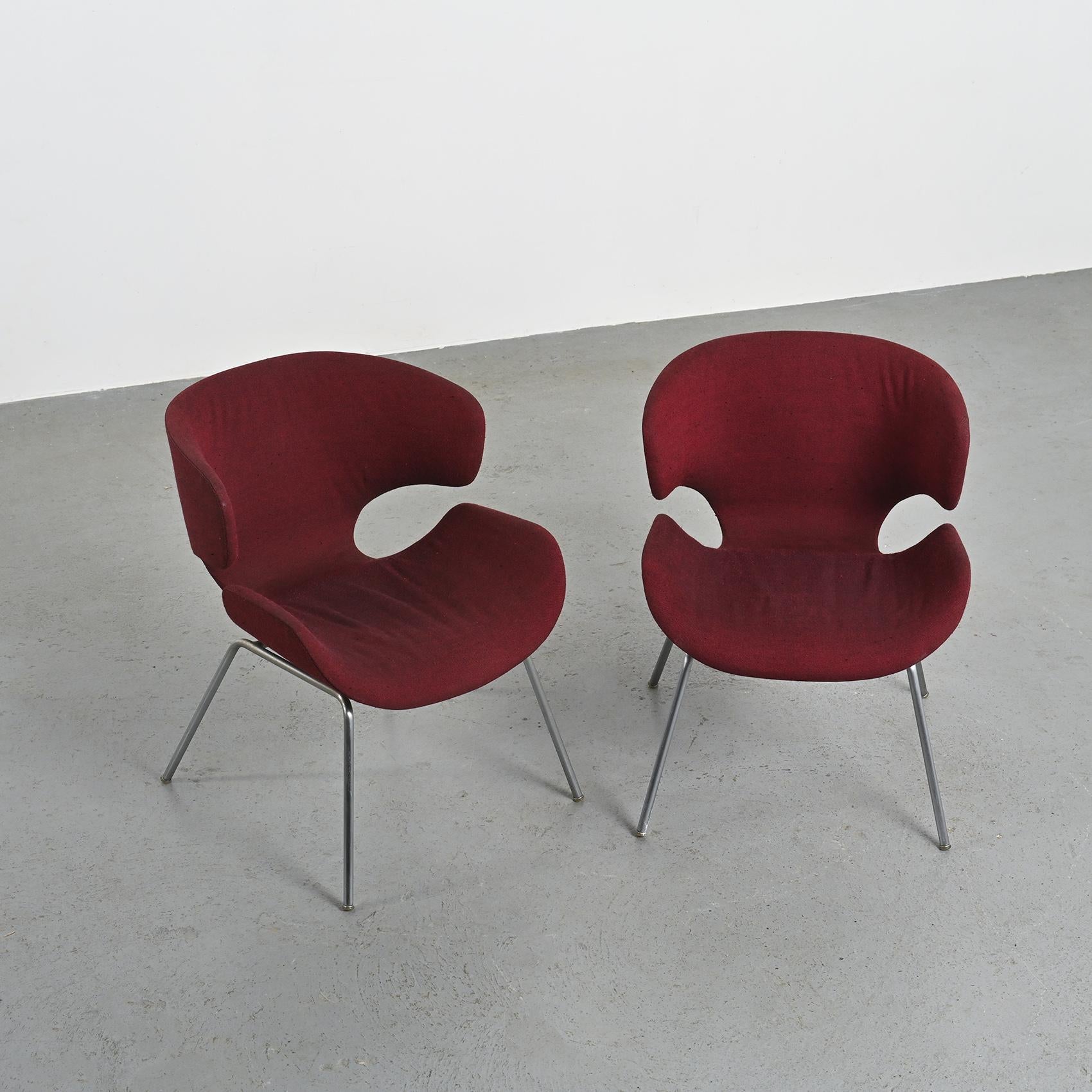 20ième siècle Paire de fauteuils Kabuto d'Isamu Kenmochi, Tendo Mokko, Japon 1965 en vente