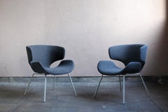 Pair of Kabuto Chairs by Isamu Kenmochi for Tendo Mokko