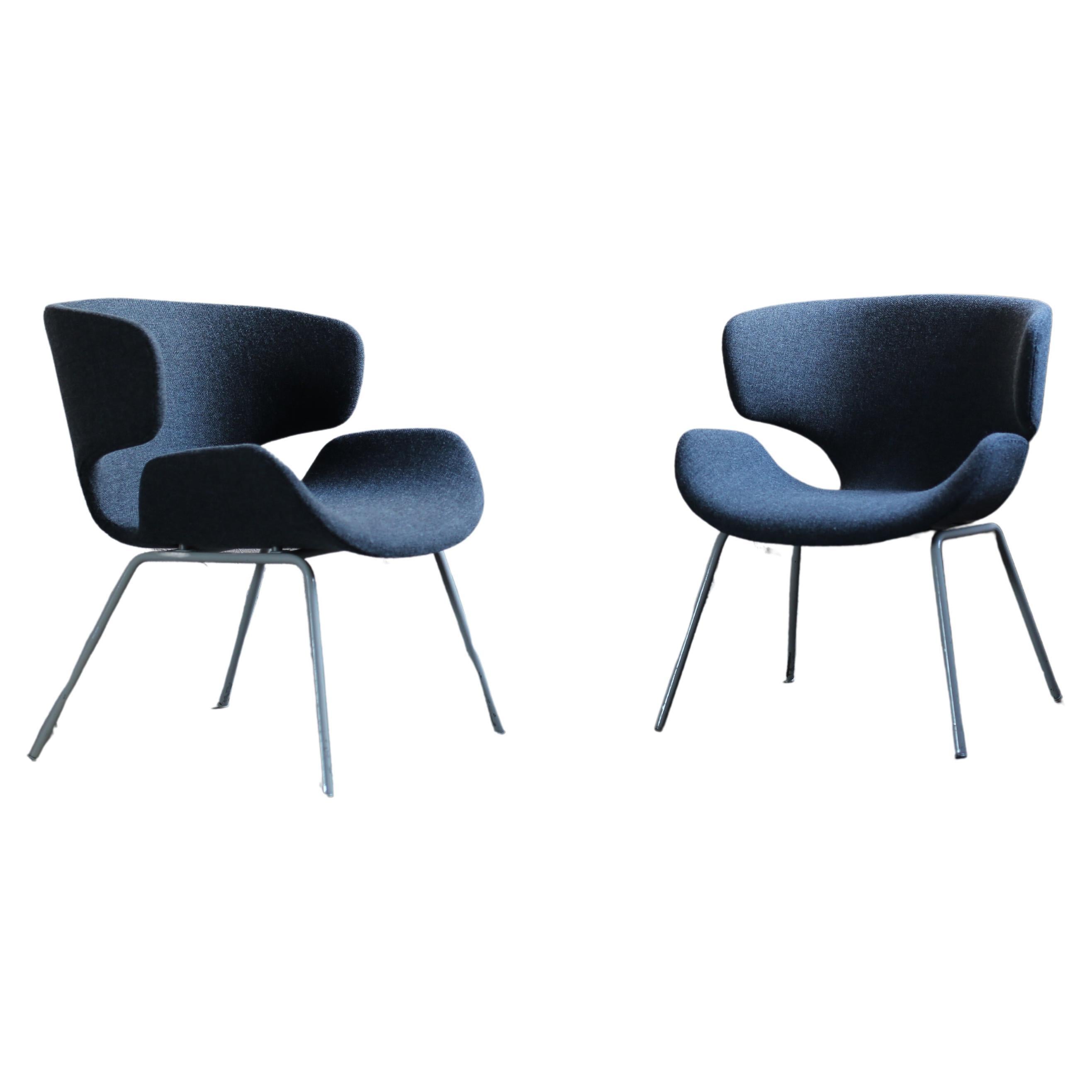 Pair of Kabuto Chairs by Isamu Kenmochi for Tendo Mokko For Sale