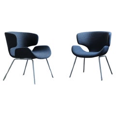 Retro Pair of Kabuto Chairs by Isamu Kenmochi for Tendo Mokko