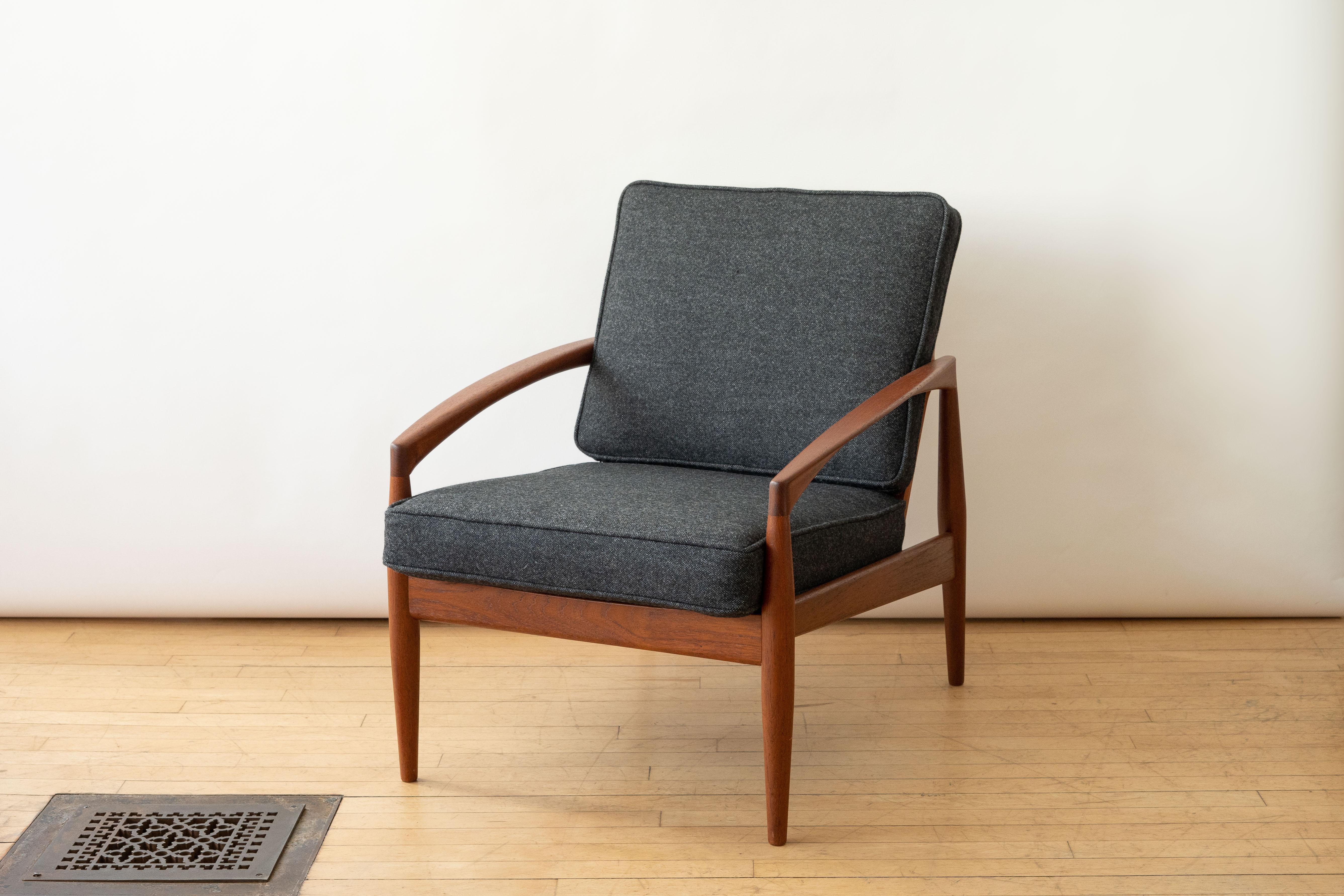 Mid-Century Modern Pair of Kai Kristiansen Paper Knife Chairs
