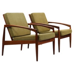 Pair of Kai Kristiansen 'Paper Knife' Easychairs 1960s