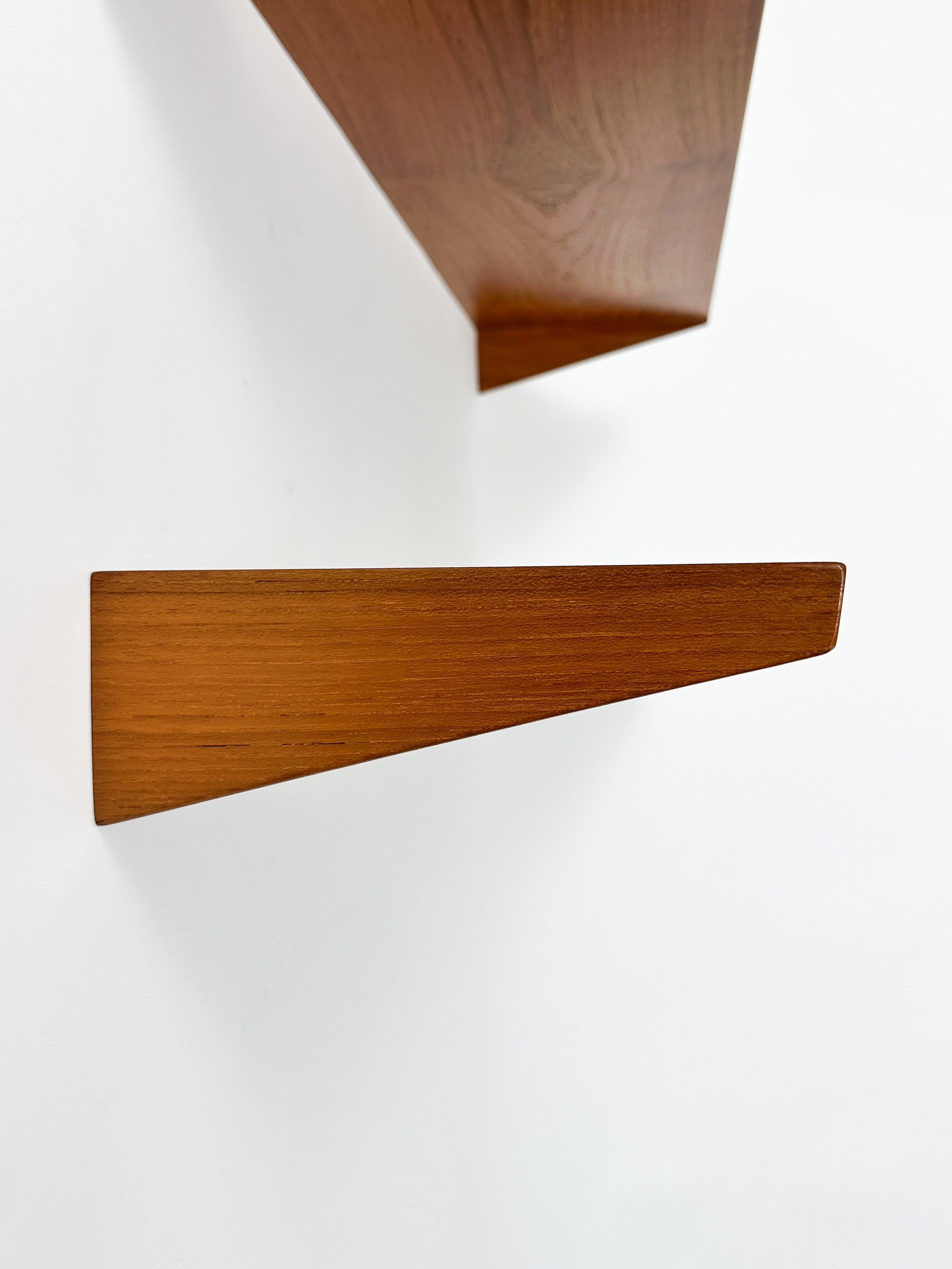 Pair of Kai Kristiansen Shelves Teak Bookshelf FM Furniture Feldballes Denmark For Sale 5