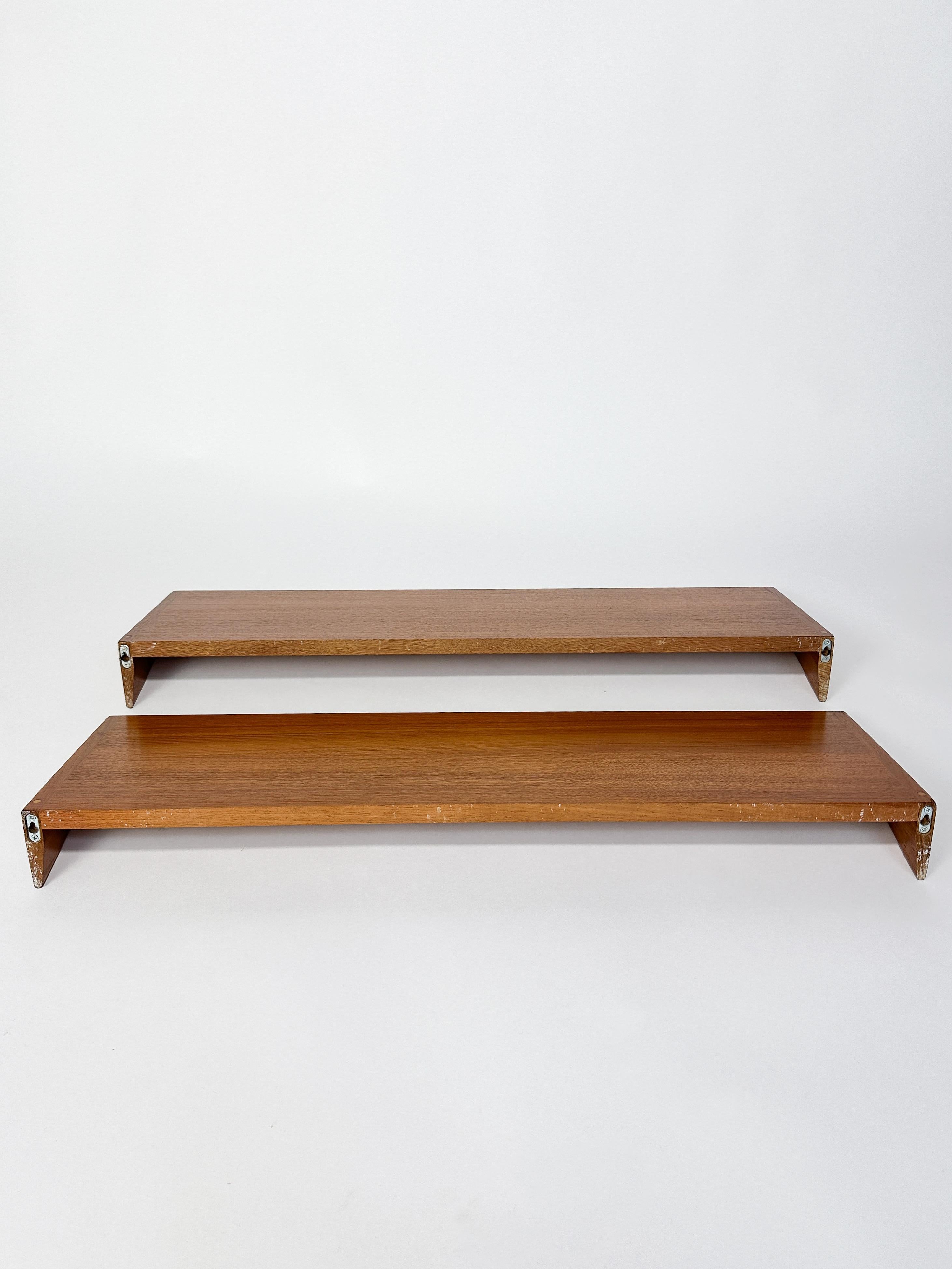 Pair of Kai Kristiansen Shelves Teak Bookshelf FM Furniture Feldballes Denmark For Sale 10