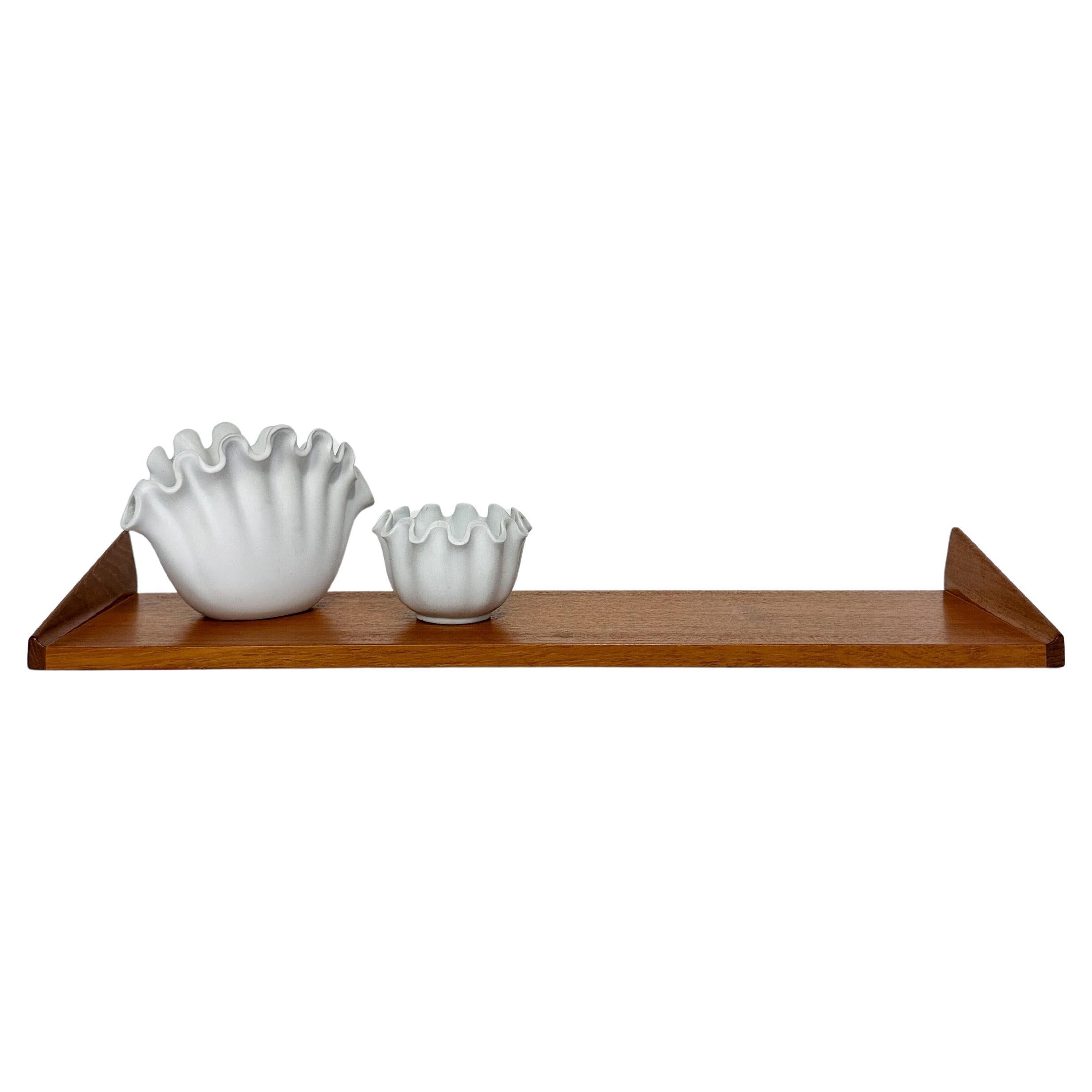 Mid-20th Century Pair of Kai Kristiansen Shelves Teak Bookshelf FM Furniture Feldballes Denmark For Sale