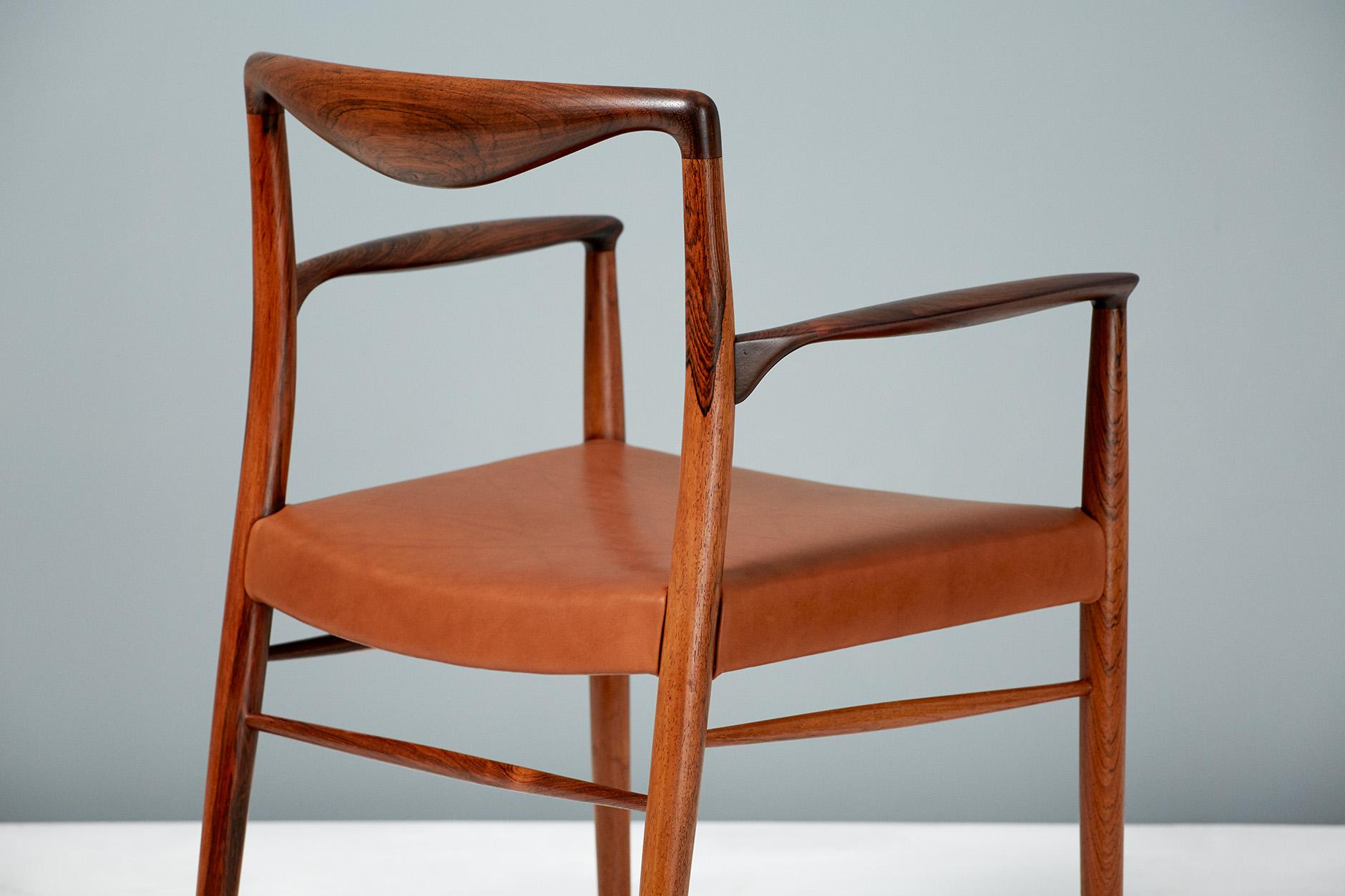 Paire de fauteuils Kai Lyngeldt-Larsen en bois de rose, 1959 1