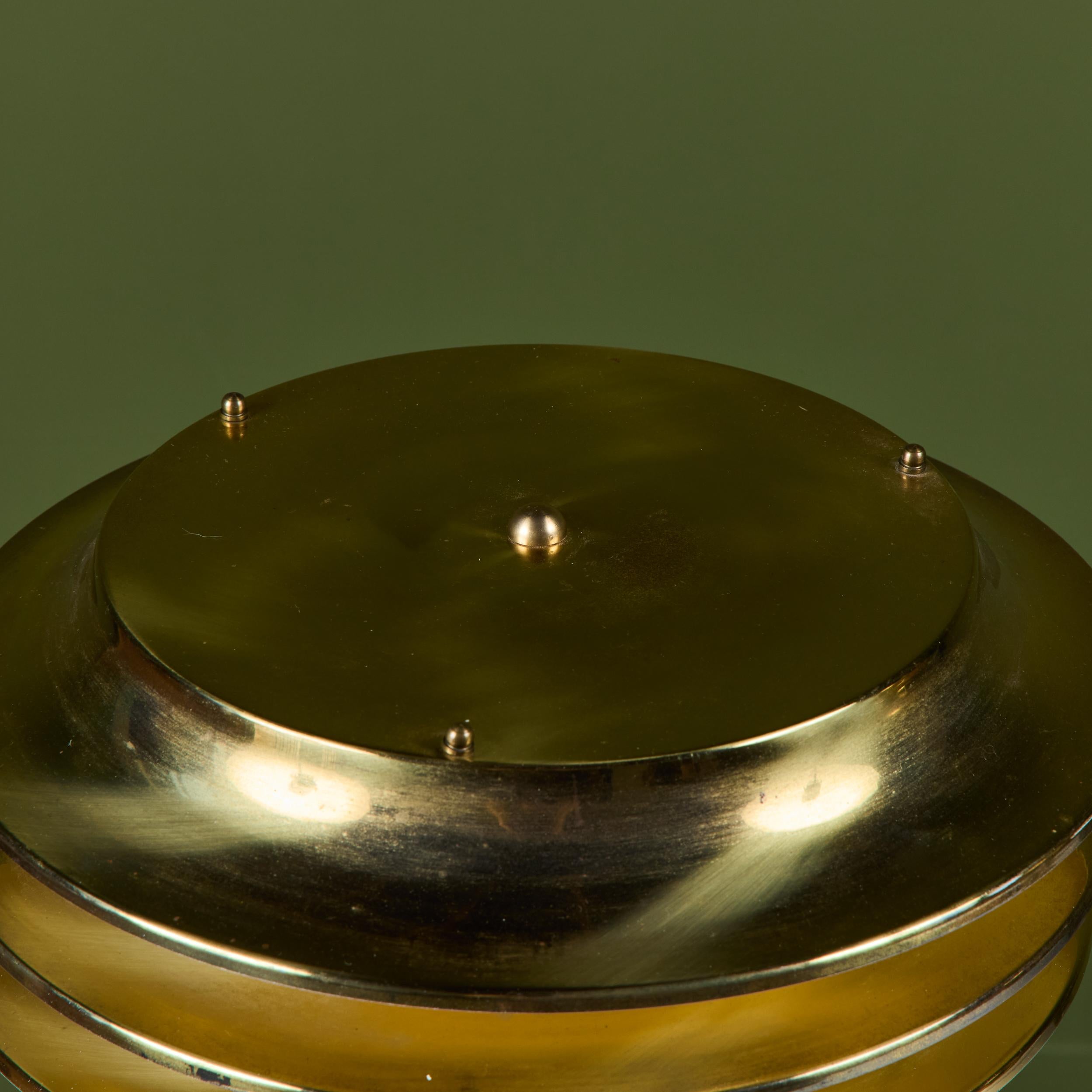 Paire de lampes de table en laiton Kai Kai pour Orno en vente 7