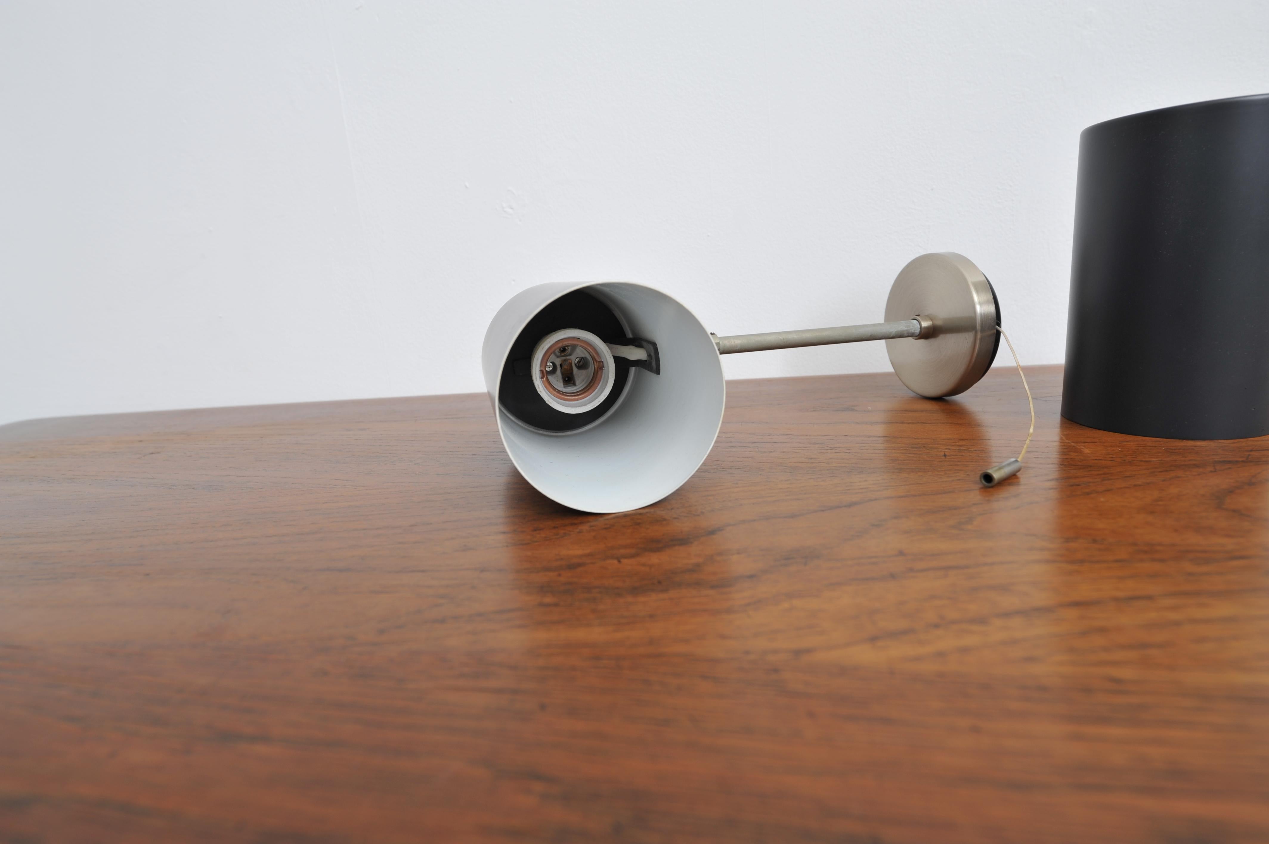 Metal Pair of Kaiser Idell Wall Lamps (1960s) For Sale