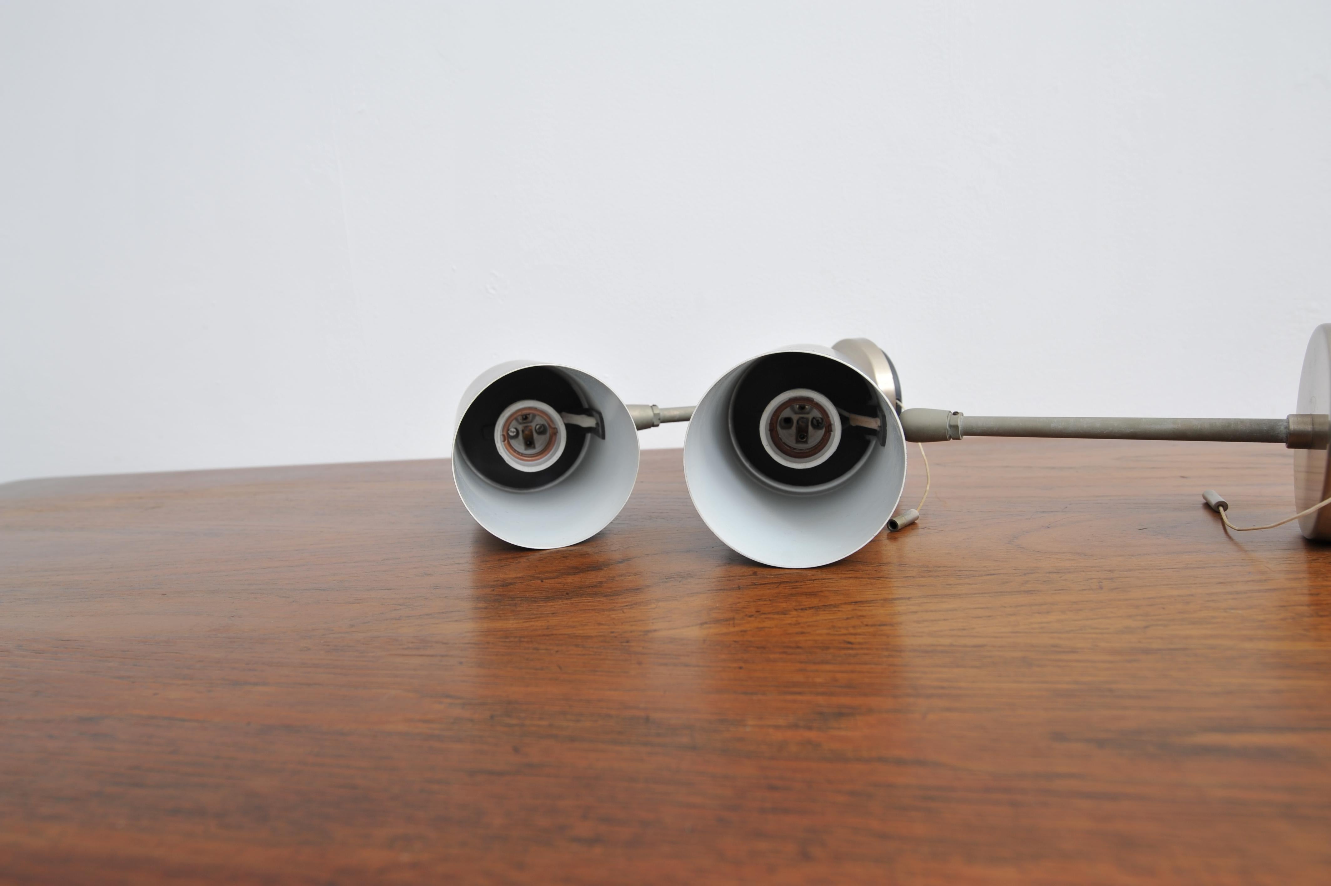 Pair of Kaiser Idell Wall Lamps (1960s) For Sale 1