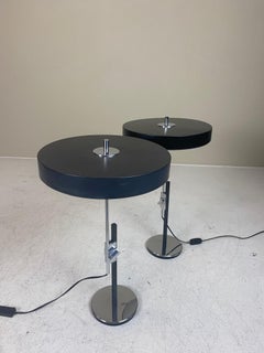 Coppia di lampade da tavolo Kaiser Leuchten n. 6886 'President', anni '60, Bauhaus