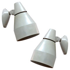 Pair of Kaiser Wall Lamps, 1940