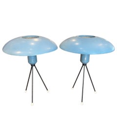 Paar Tischlampen von Kalff für Philips, Niederlande 1950er Jahre