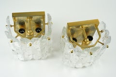 Pair of Kalmar Palazzo Crystal Sconces, Vienna Austria, 1975