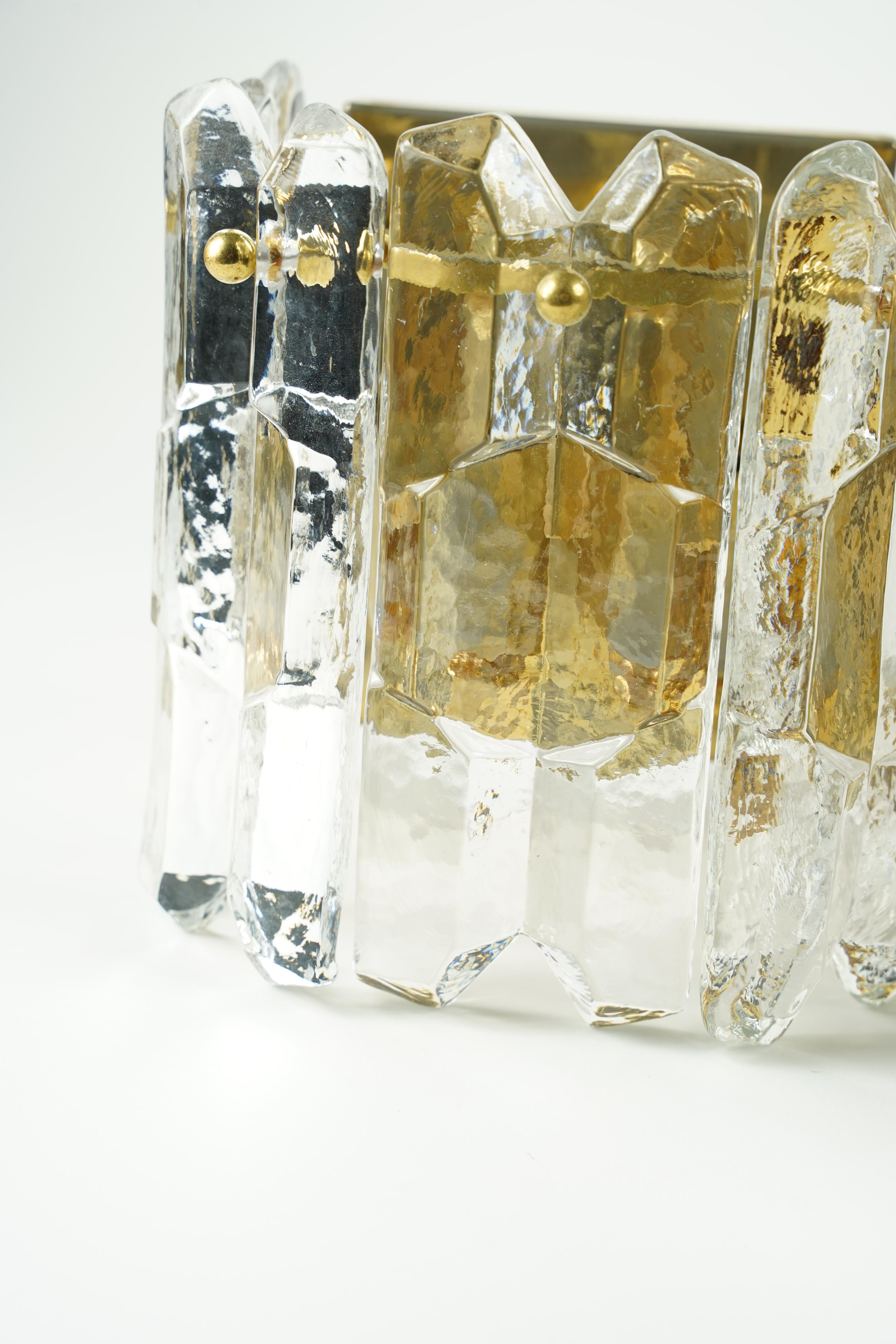 Pair of Kalmar Palazzo Crystal Sconces, Vienna Austria, 1975 For Sale 1