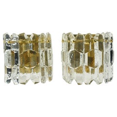Pair of Kalmar Palazzo Crystal Sconces, Vienna Austria, 1975