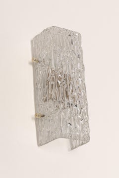 1 de 2 Parejas de Apliques de Cristal Kalmar, Austria, Años 60