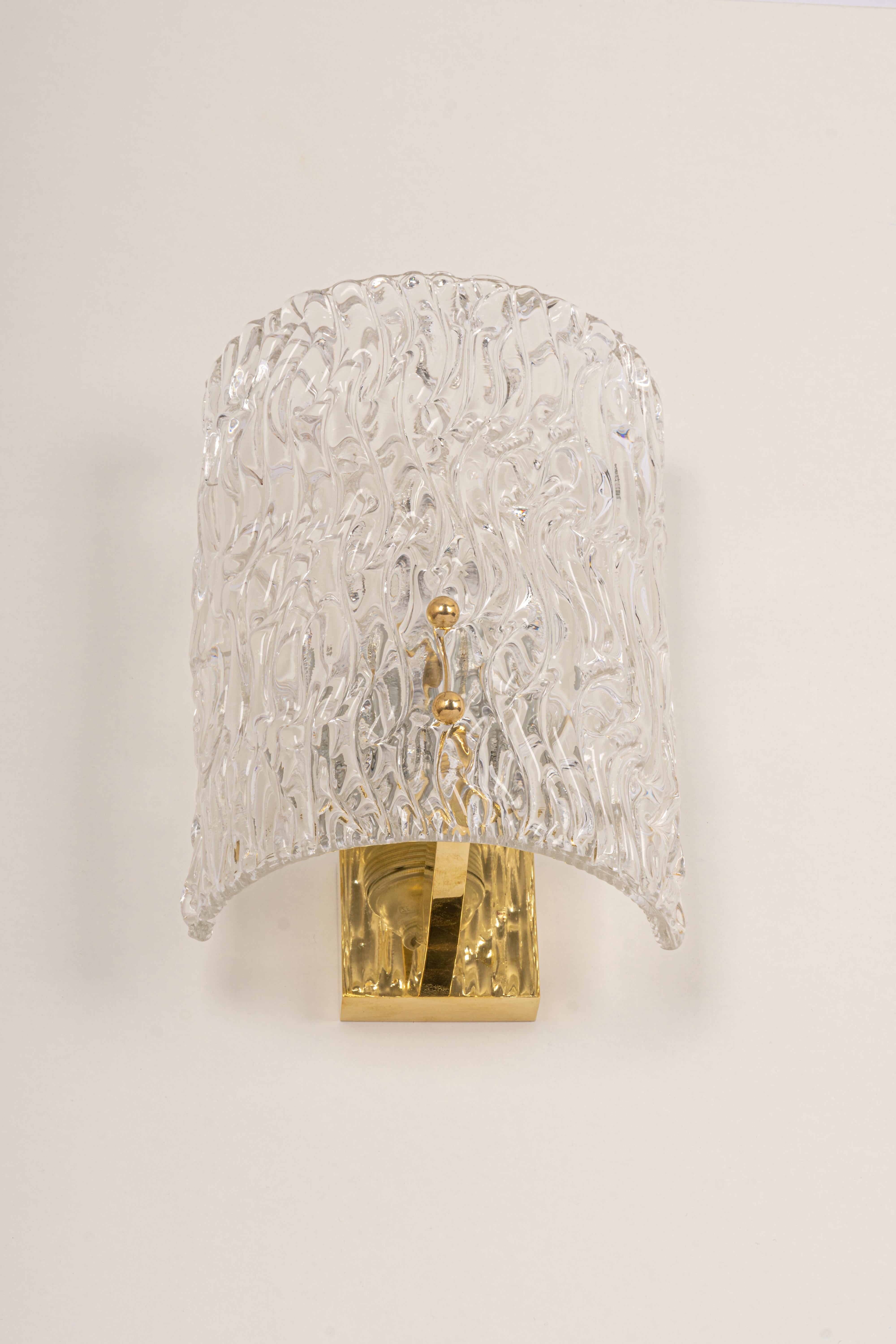 Mid-Century moderno 1 di 3 lampade a parete a forma di sconsiderata Kalmar, Austria, 1960 in vendita